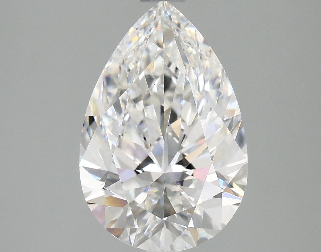 2.52 Carat E Color VS1 Clarity Pear-Shaped Lab-Grown Diamond for Engagement Rings & Fine Jewelry