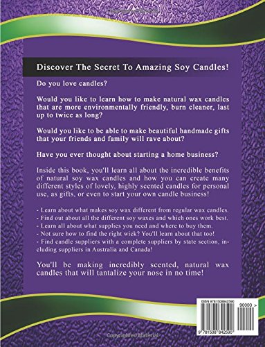 The Soy Candle Making Book - DIY Guide for Handmade Soy Wax Candles at Home | Perfect for Gifts, Home Decor & Aromatherapy