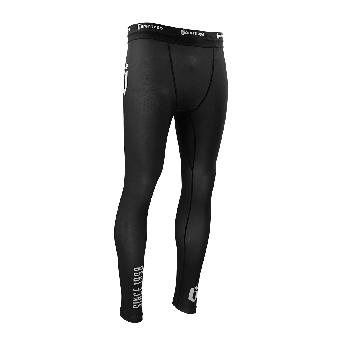 Gameness Men's Grappling Spats - Lightweight Compression Pants for BJJ, MMA & Wrestling - Perfect for Training, Competition & Gym Workouts