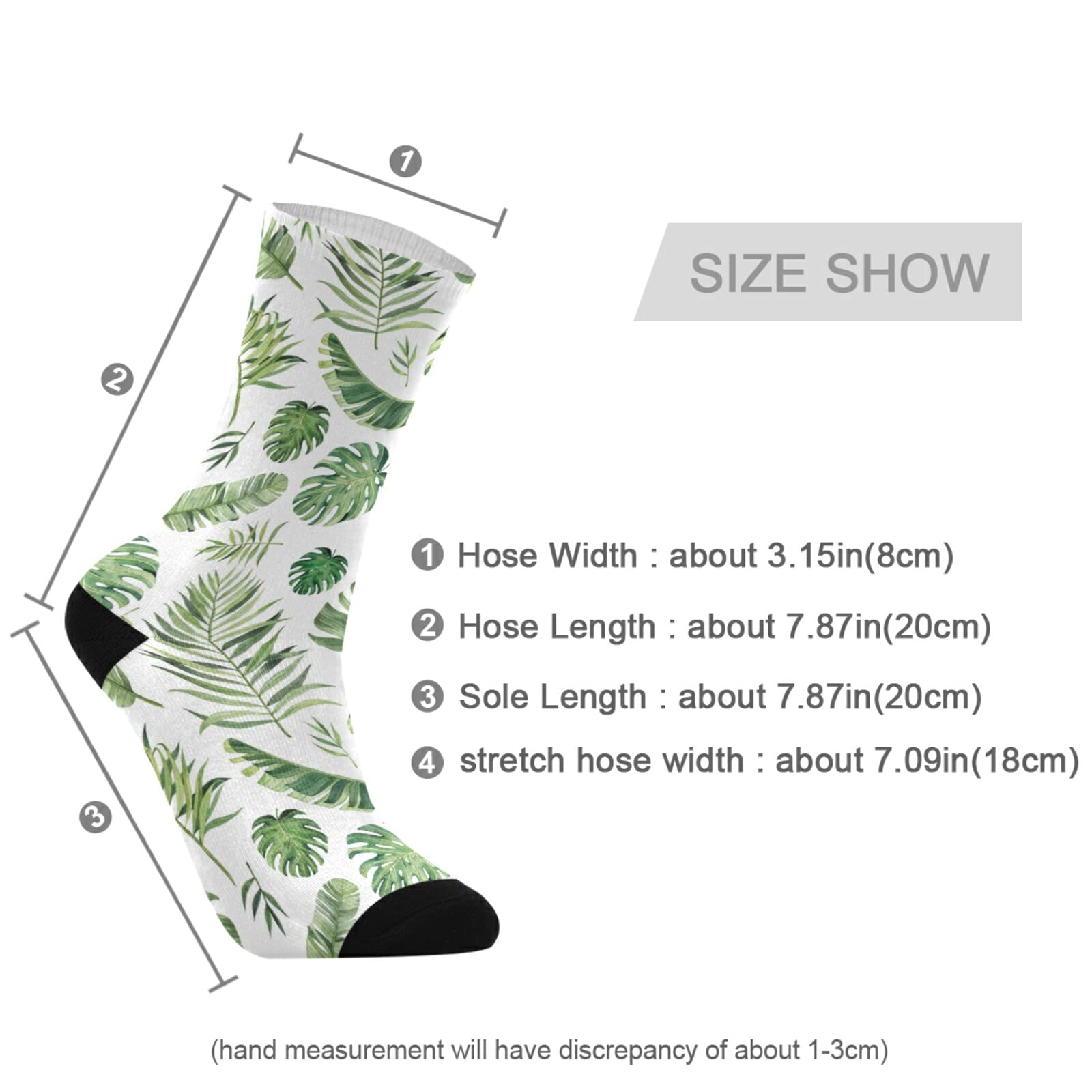 Oyihfvs Unisex Long Casual Athletic Crew Socks for Women & Men - Comfortable Everyday Wear for Running, Gym, Work & Outdoor Activities