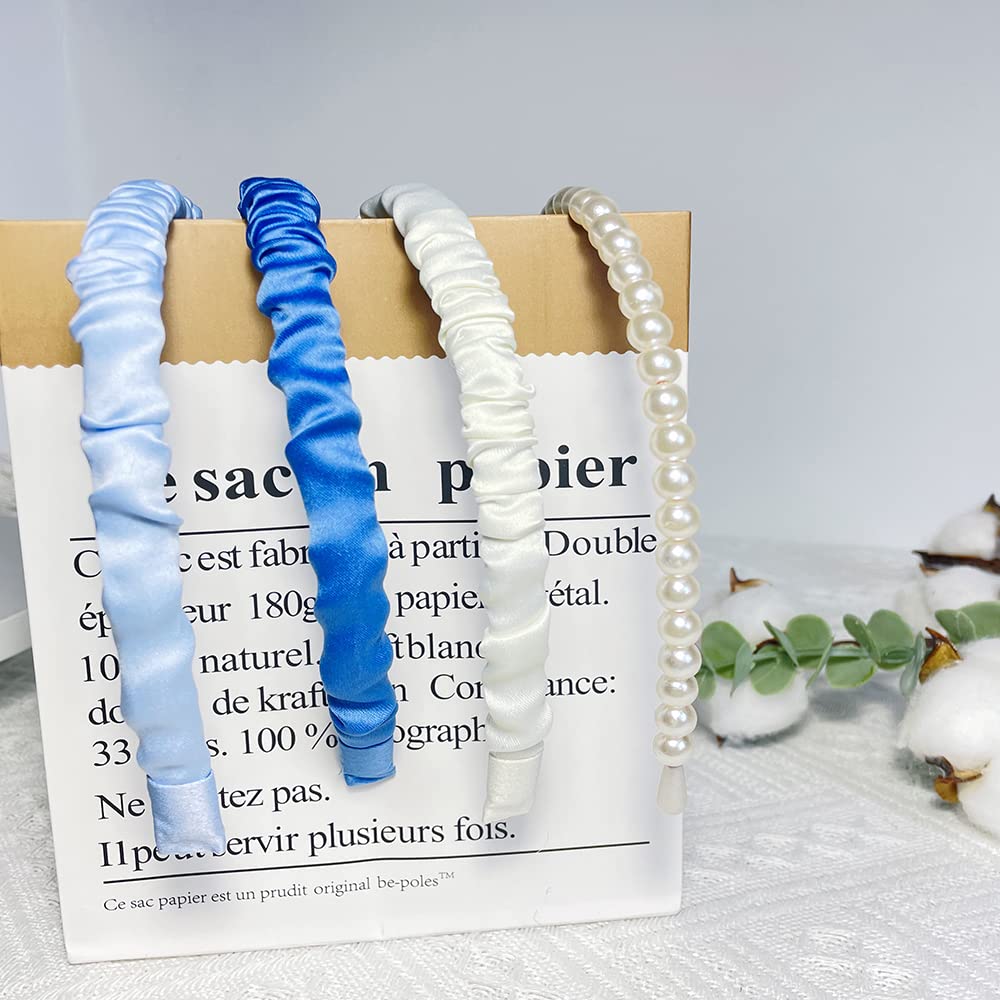 Elegant Pearl Headbands for Women & Girls - Non-Slip Hair Accessories with Various Patterns | Perfect for Weddings, Parties & Everyday Wear