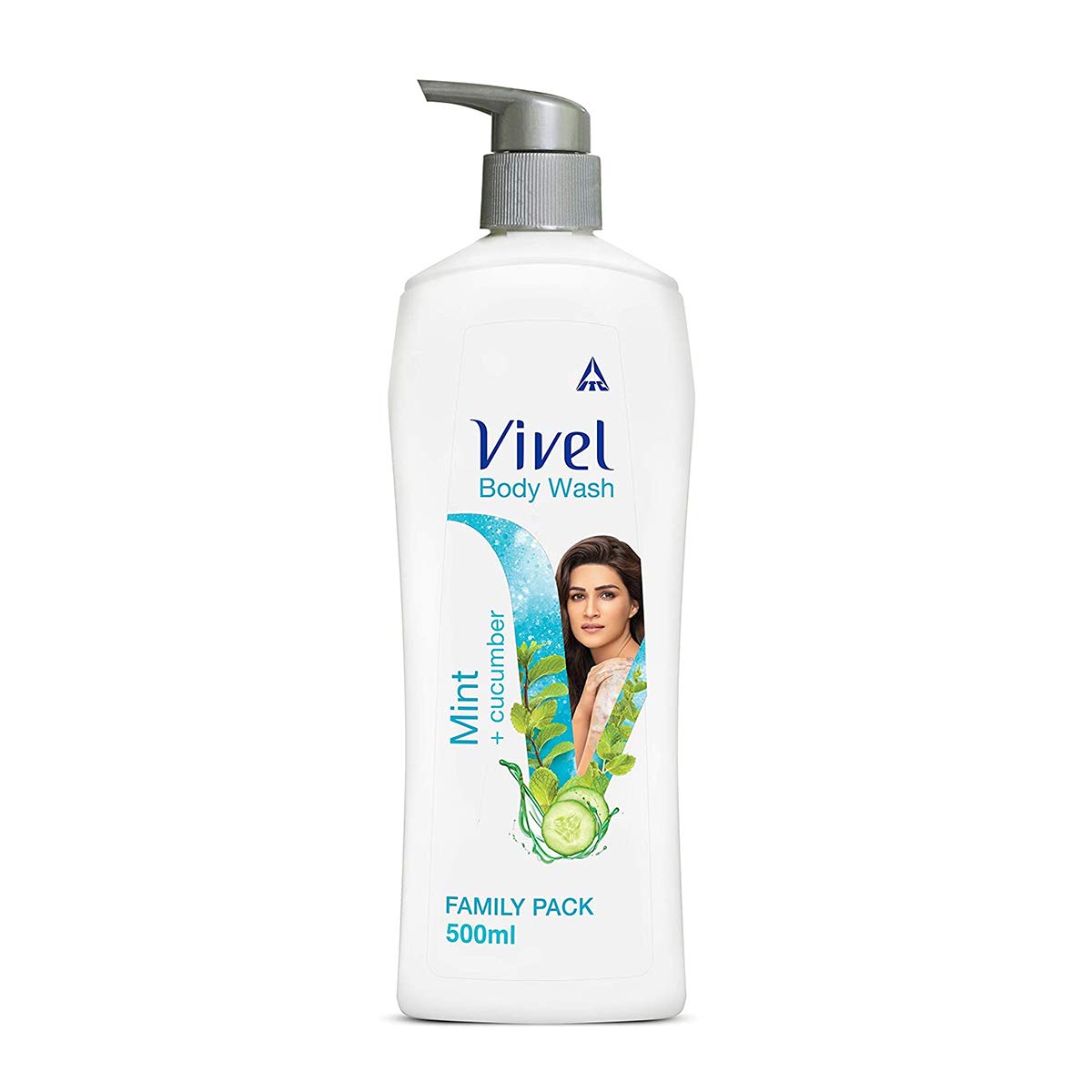 Vivel Cool Mint Bathing Soap with Menthol - Refreshing Body Wash for Soft Skin | Cooling Fragrance Combo Pack (4x150g Soap + 500ml Mint Cucumber Shower Crème) | Ideal for Morning Refreshment & Post-Workout Shower | Unisex Skincare for Men & Women