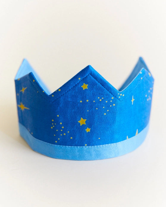 Sarah's Silks Play Crown for Kids - Handmade Silk Dress-Up Crown for Pretend Play, Princess Costume & Fantasy Role Play - Perfect for Birthday Parties, Dress-Up Games & Imaginative Play