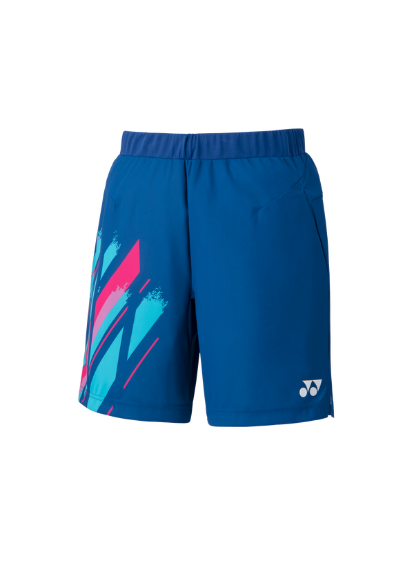 Yonex 15117 Men's Tennis Shorts - Breathable Quick-Dry Performance Shorts for Sports & Training (Blue) - Perfect for Tennis, Gym, Running & Casual Wear