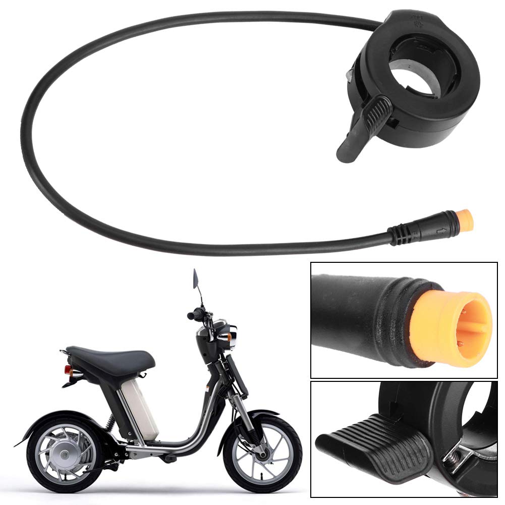 Electric Bike Thumb Throttle - Waterproof Finger Accelerator for E-Bikes & Scooters - Perfect for Commuting, Off-Roading & Urban Riding