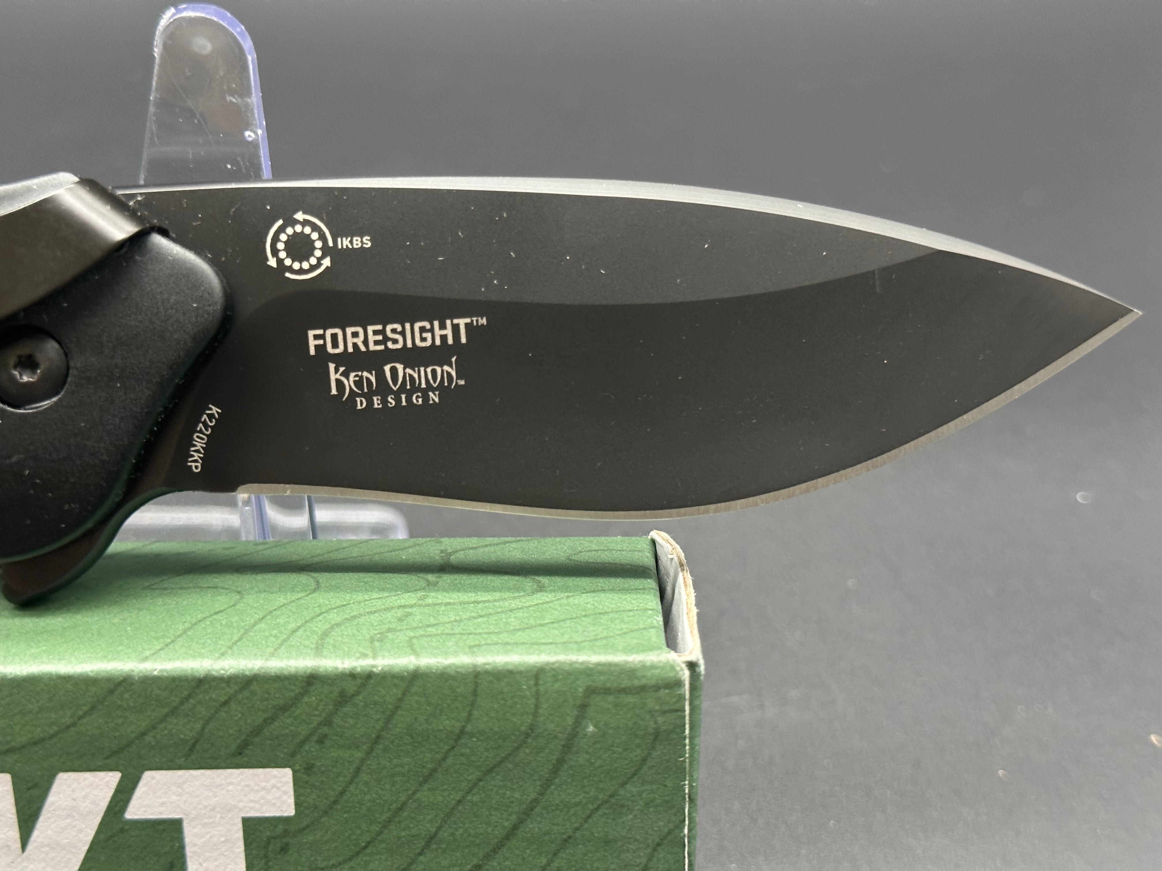 CRKT Foresight K220KVP Folding Pocket Knife - EDC Tactical Knife for Outdoor Camping, Hiking & Survival Gear