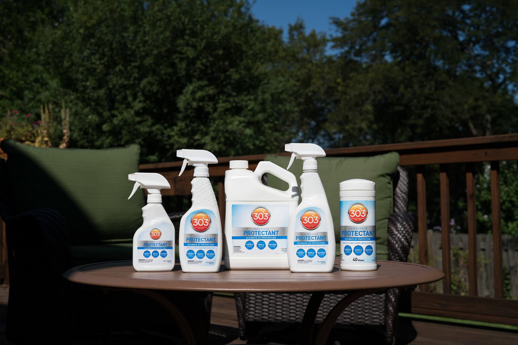 303 Aerospace Protectant Spray - UV Protection, Dust & Dirt Repellent, Matte Finish Restorer (1 Gallon) | Car, Boat, RV & Outdoor Surface Care Solution