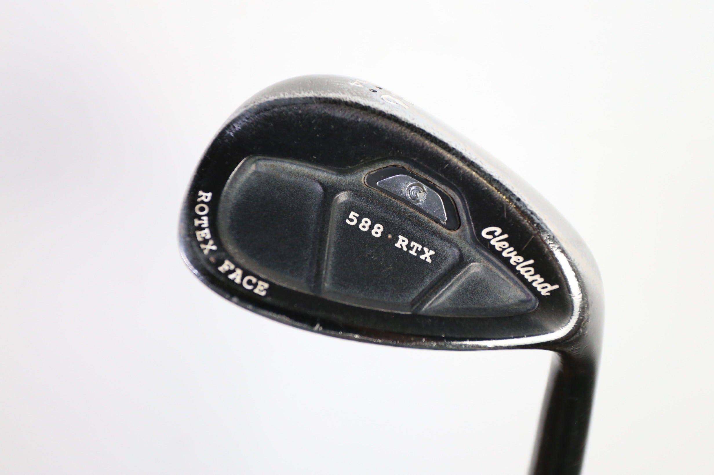 Premium Used Cleveland 588 RTX CB Black Pearl Sand Wedge - Right Handed 56° Stiff Flex Golf Club for Short Game & Bunker Shots