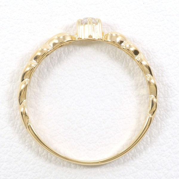18K Yellow Gold Diamond Ring for Women - Elegant Solitaire Engagement & Wedding Band - Perfect for Proposals, Anniversaries & Special Occasions