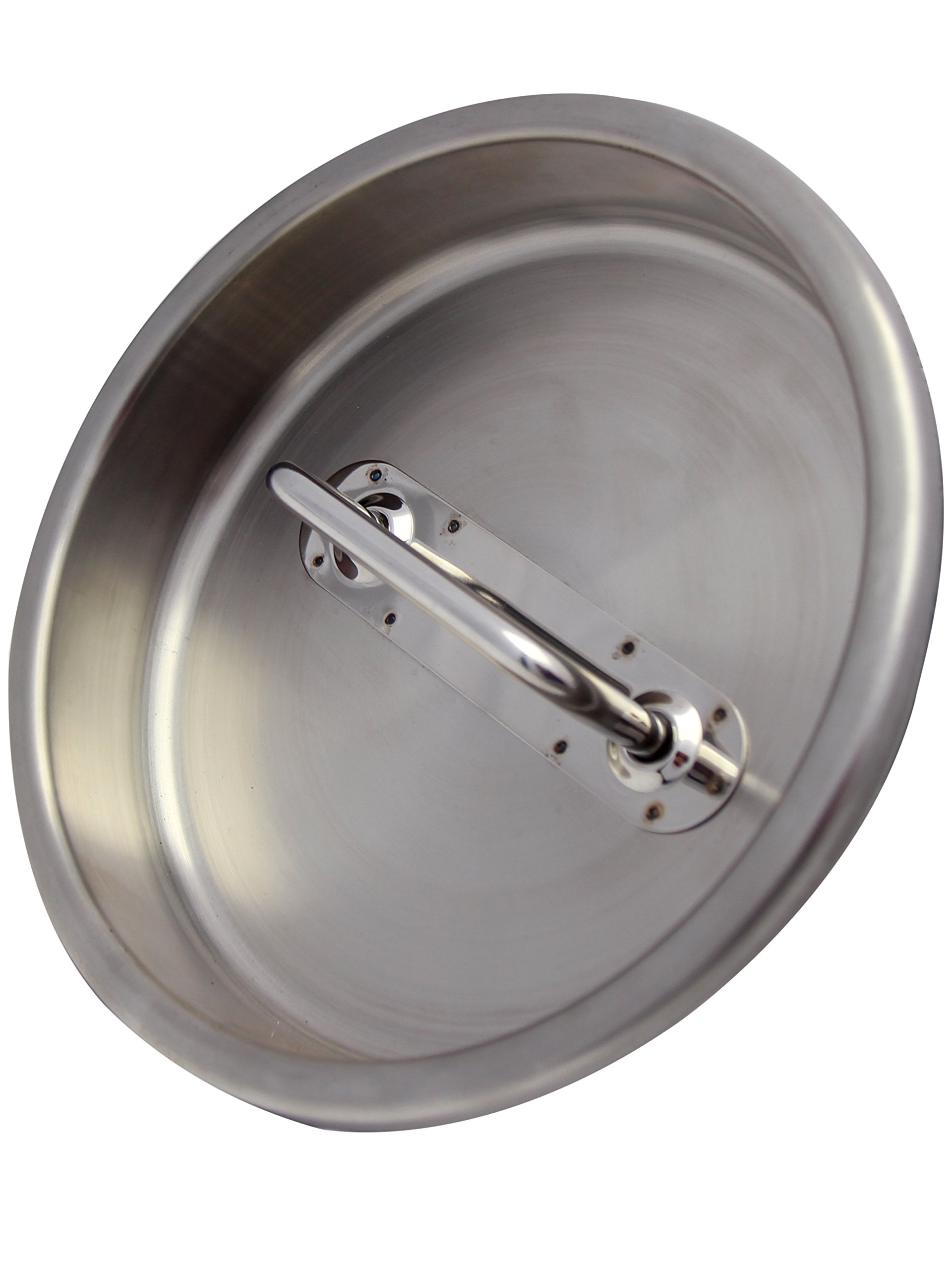 13 Gallon Stainless Steel Milk Transport Can with Secure Sealed Lid & Optional Spigot - Durable Dairy Container for Farm, Restaurant & Commercial Use