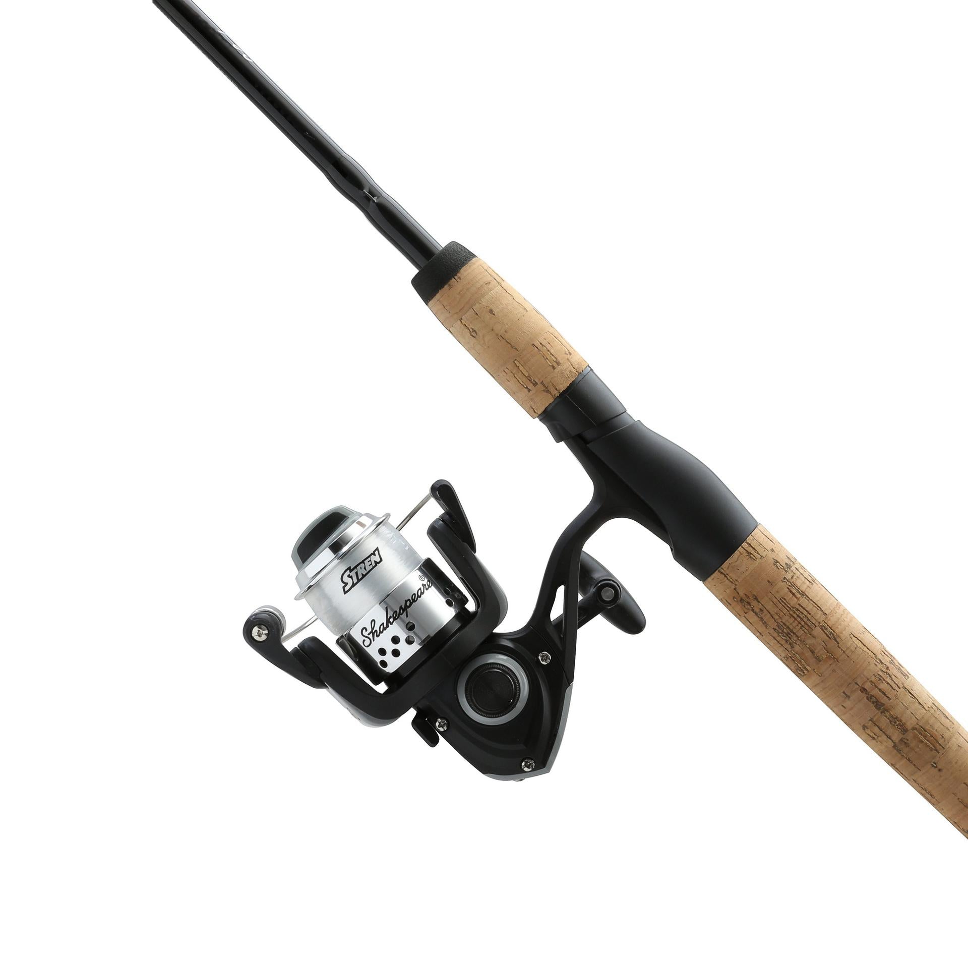 Cirrus Spinning Fishing Rod and Reel Combo - Lightweight Graphite Rod with Smooth Ball Bearing Reel for Freshwater & Saltwater Fishing - Perfect for Bass, Trout, and Walleye Anglers