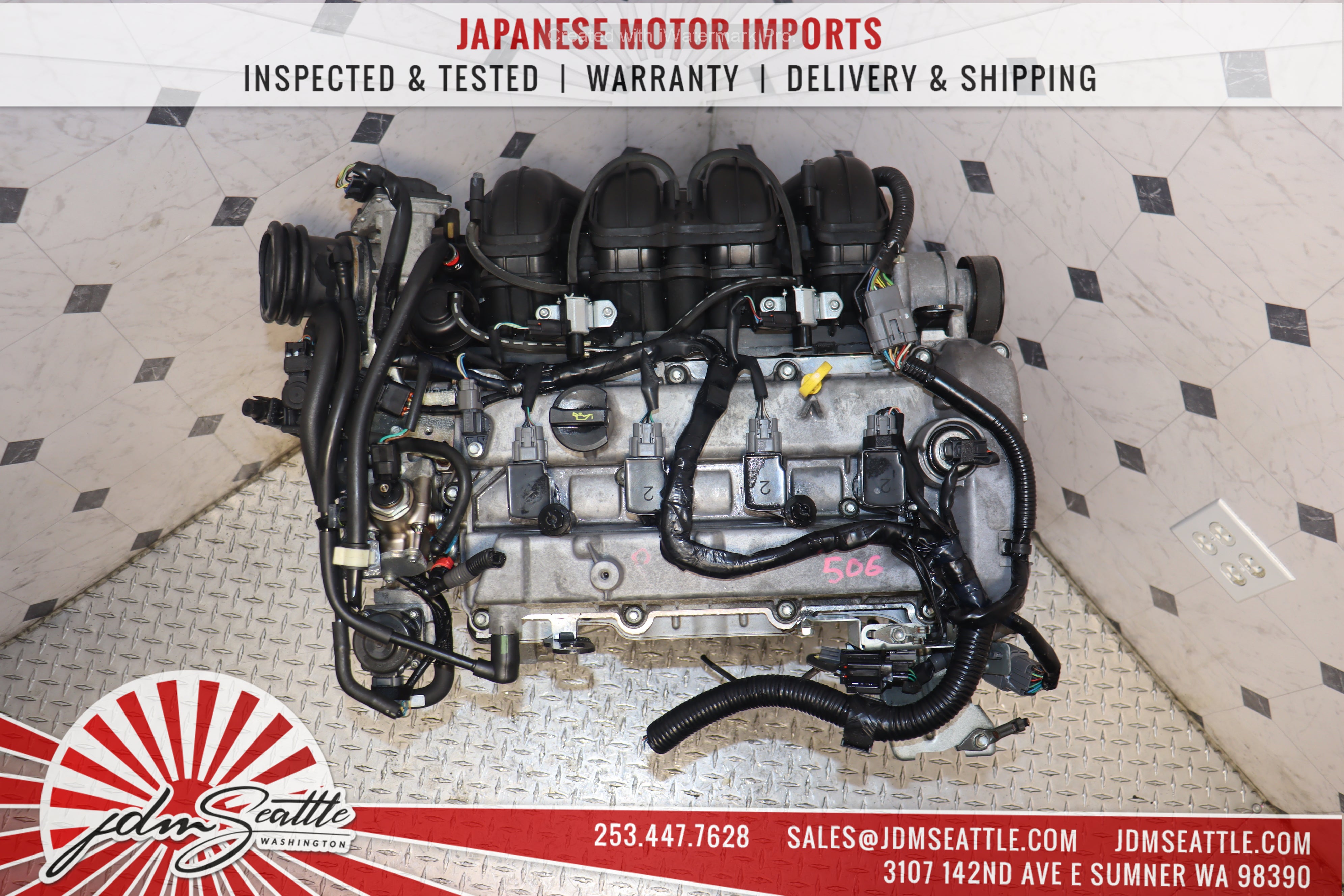 JDM LF-VE 2.0L Engine for 2006-2009 Mazda 3 | Replacement for 2.3L 4-Cylinder DOHC VVT | Perfect for Performance Upgrades & Engine Swaps