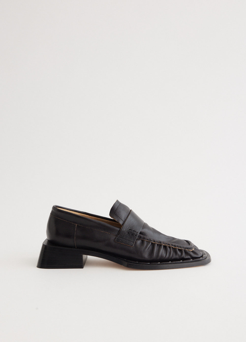 Airi Black Loafers for Women - Comfortable Slip-On Casual Shoes for Work, Office & Everyday Wear - Mi 3990 Blk