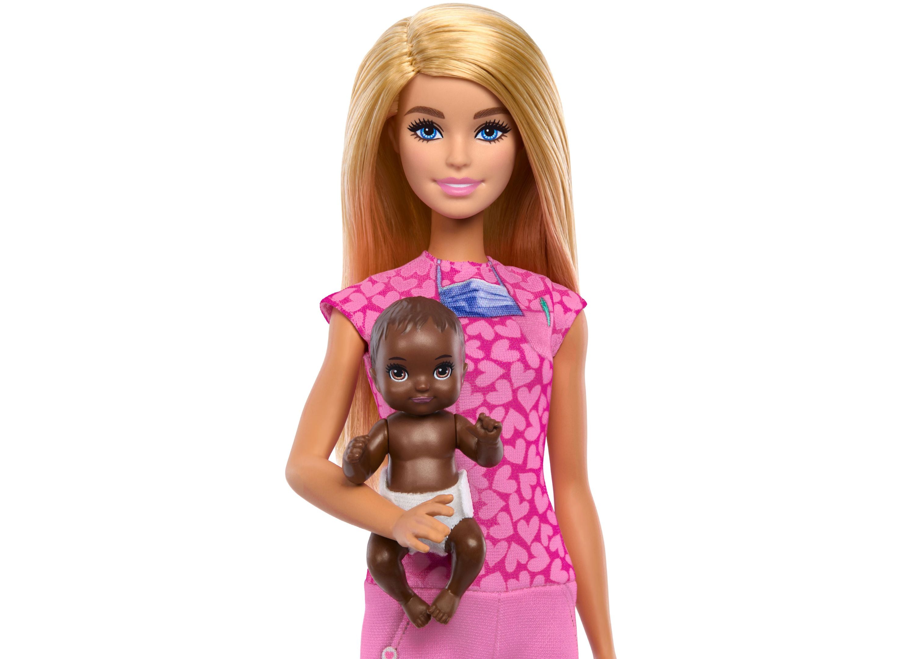 Barbie Baby Doctor Playset with Blonde Fashion Doll, Medical Examination Table & 10+ Accessories - Perfect for Pretend Play, Role-Playing & Gift for Kids Ages 3+
