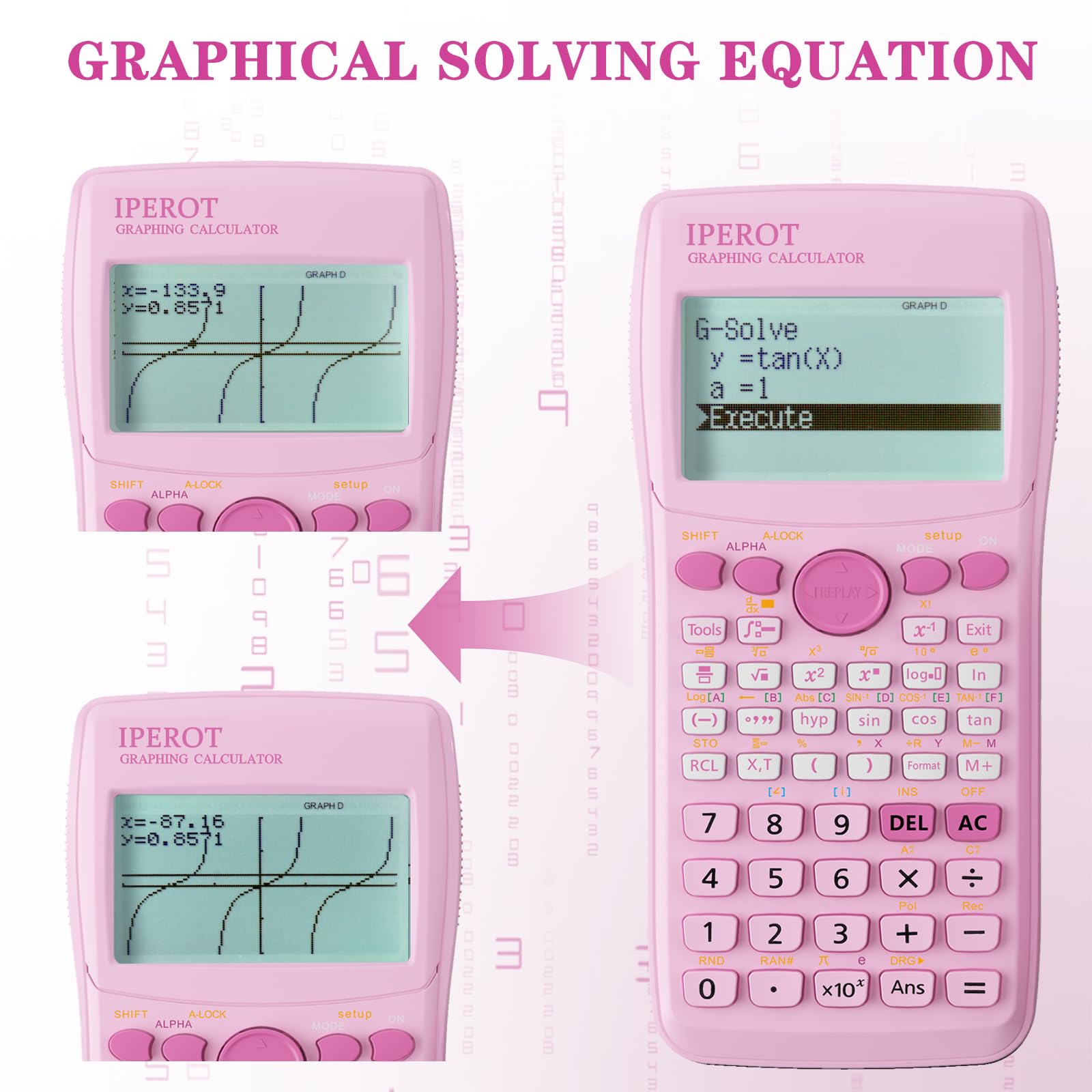 Graphing Scientific Calculator - 10 Modes, 4 Functions | School & College Math Tool