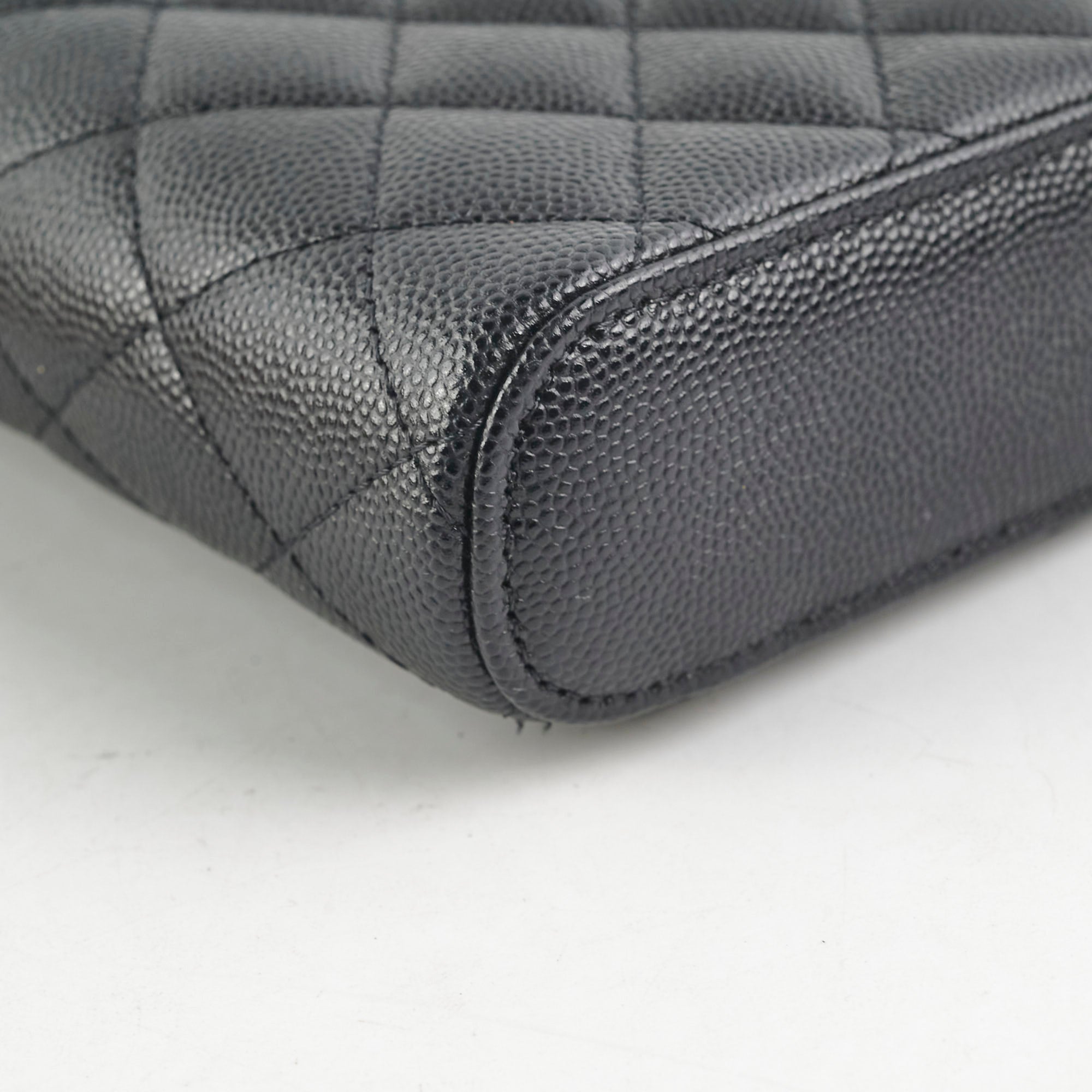 Chanel Caviar Vertical Vanity Case Black 31 Series - Luxury Designer Handbag for Women, Perfect for Travel, Work & Evening Events