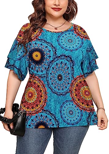 C01-floral Mix Blue
