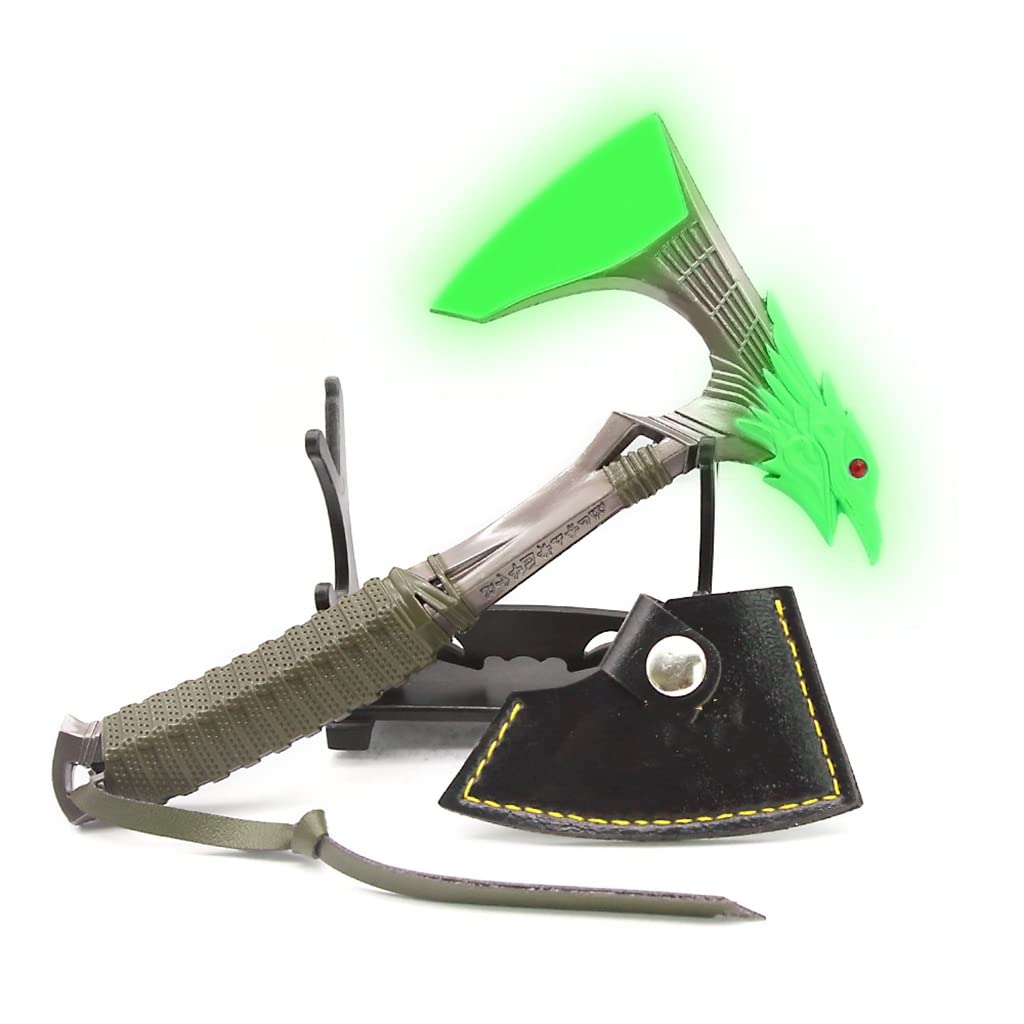 APEX Legends Bloodhound Raven's Bite Heirloom Axe Replica - 15cm Metal Collectible Knife Model, Action Figure & Desk Decor Gift (Noctilucence) | Perfect for Gaming Fans, Cosplay Props & Collector's Display