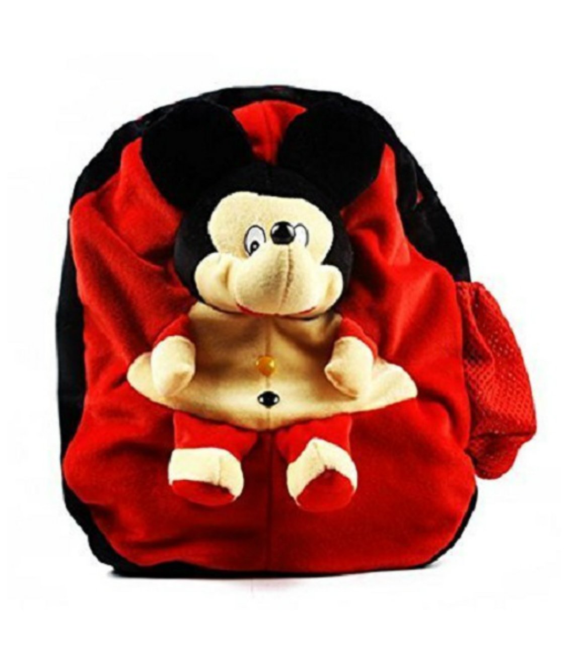 PRACHI TOYS Cute Soft Plush Teddy Bear Backpack for Kids - Red School Bag for Boys & Girls - Perfect for Preschool, Daycare, and Travel Accessories