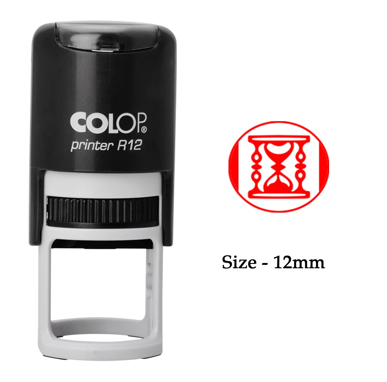 Self-Inking Stamp with Clear Print - Timer Print Plastic Stamp for Office, Business & Home Use | Perfect for Documents, Envelopes & Paperwork
