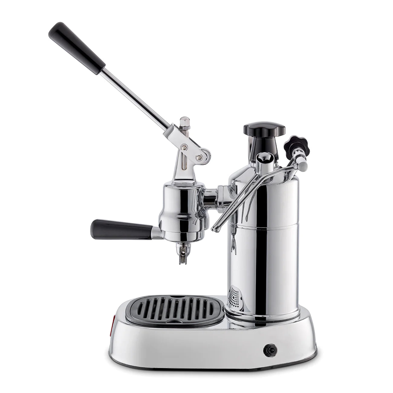 La Pavoni Professional Chrome Espresso Machine PC 16 - Premium Italian Espresso Maker for Home & Cafe Use | Perfect for Espresso, Cappuccino & Latte Lovers