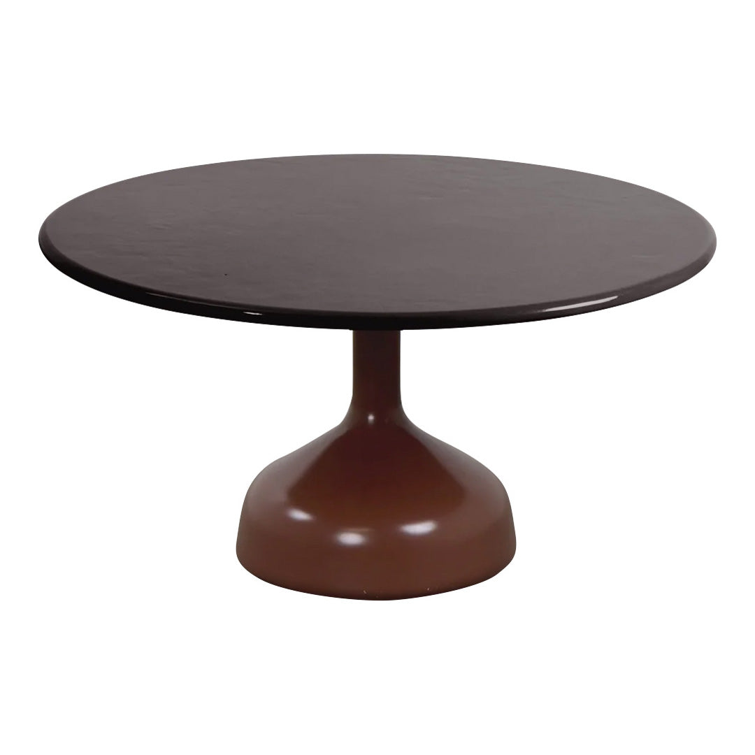 Modern Round Coffee Table with Tempered Glass Top - Large Size for Living Room, Lounge & Office Decor