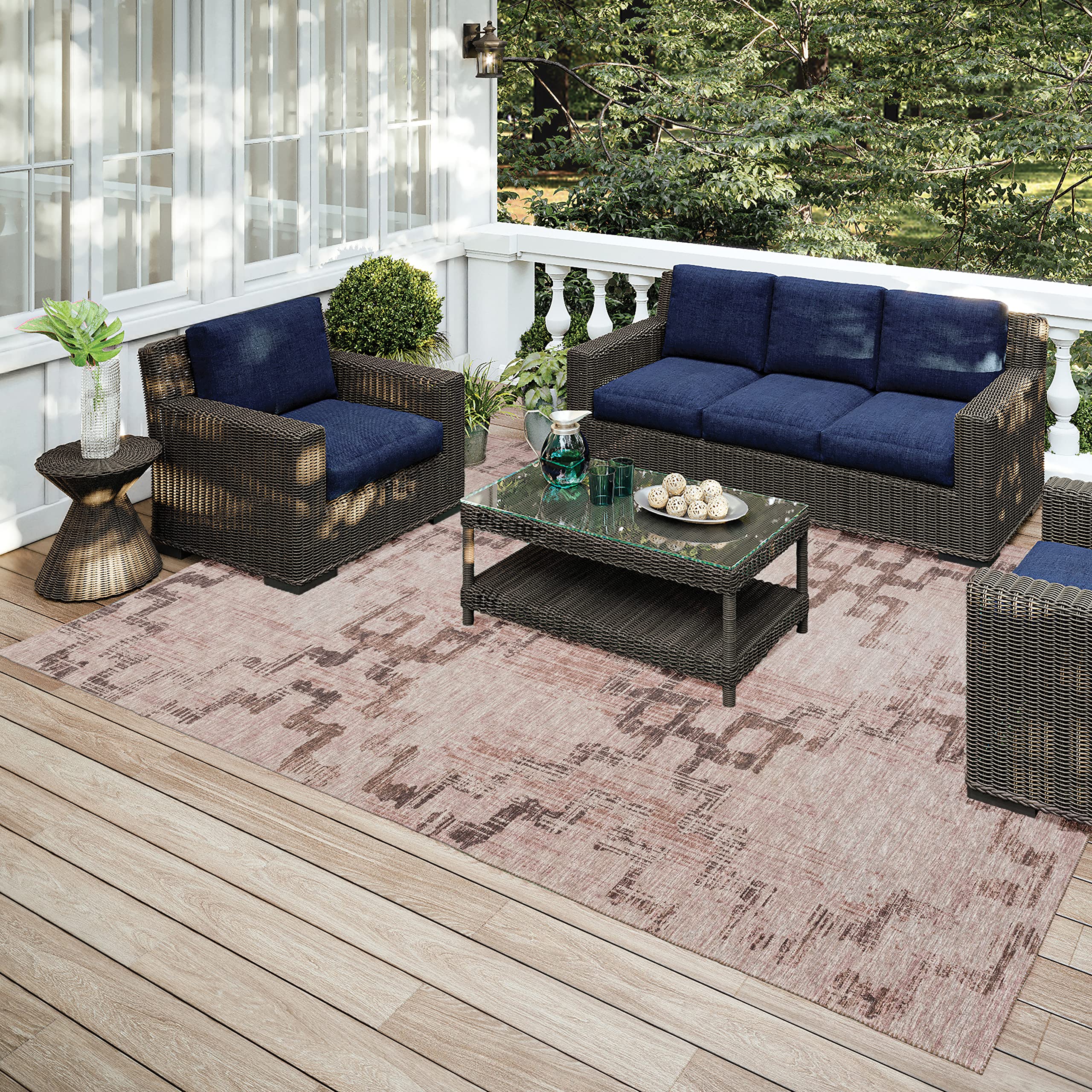 Addison Rugs Yuma AYU45 Mocha 5' x 7'6