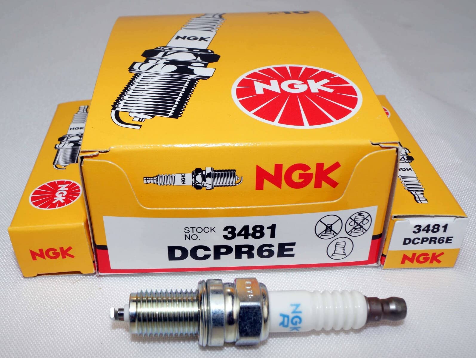 NGK 3481 DCPR6E Spark Plug - Premium Iridium Performance for Cars, Trucks & SUVs - BX/10 Pack - Ideal for Daily Commuting & Highway Driving