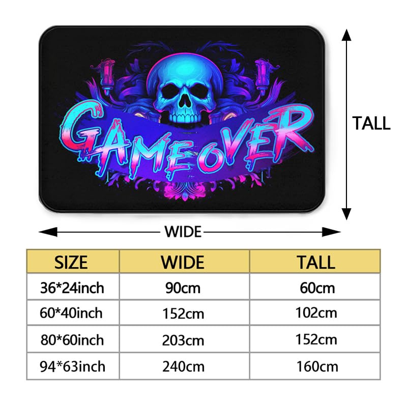 Gaming Rug for Boys Room - 36x24 Inches Gamer Rug with Controller Design for Game Room, Esports Room & Bedroom Decor | Perfect for Gaming Enthusiasts & Themed Bedrooms