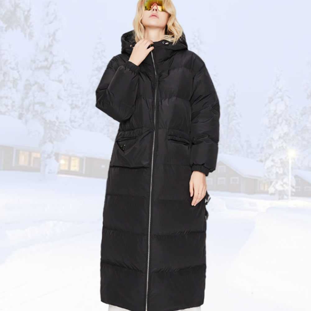 XCJ Women's Thickened Down Jacket - Winter Hooded Puffer Coat, Windproof & Warm, Outdoor Parka for Snow, Hiking & Cold Weather Activities