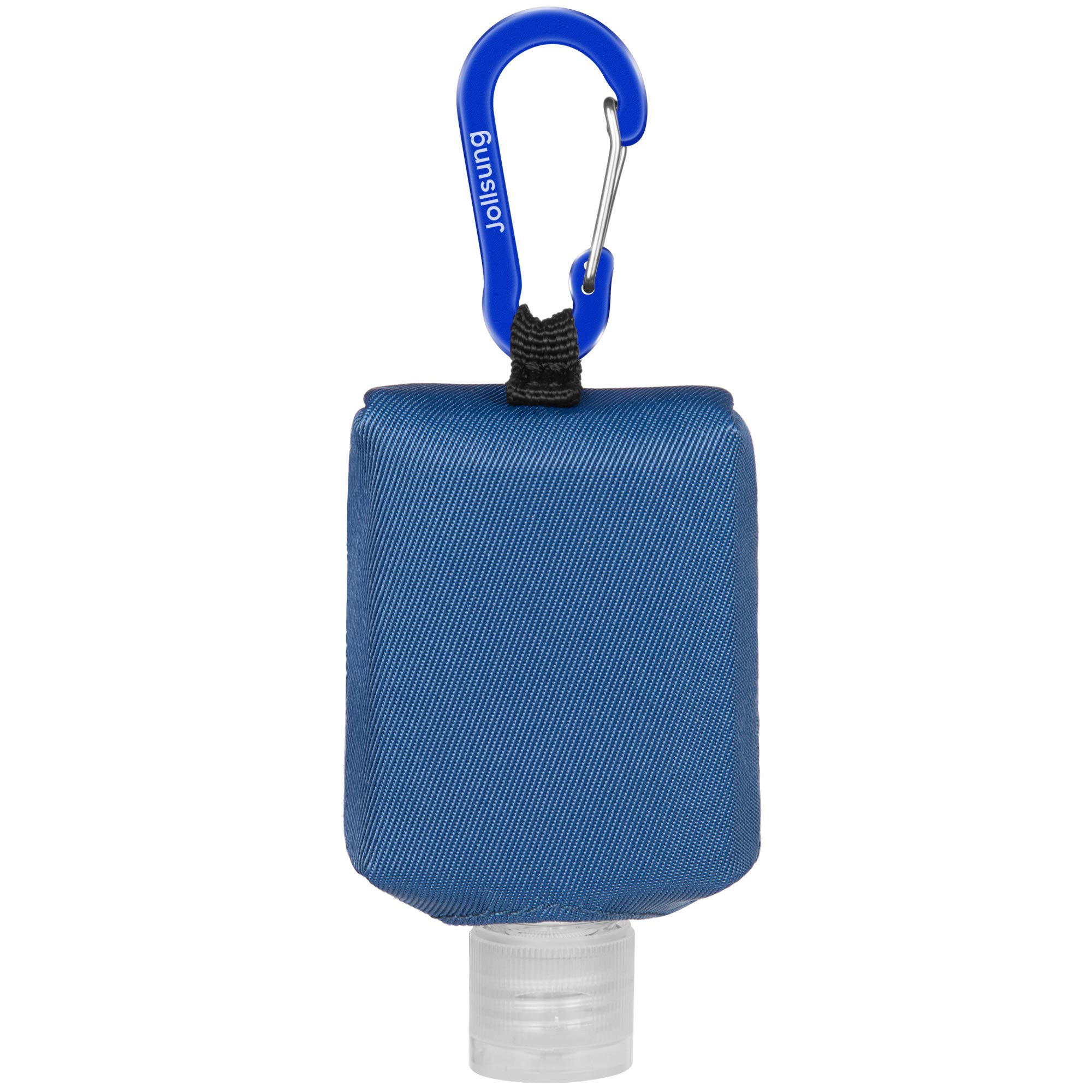 60ML/2 oz Refillable Travel Hand Sanitizer Bottle with Flip Cap & Carabiner - Empty Leakproof Container for Soap, Lotion & Liquids - Perfect for Gym, Travel, Hiking & Daily Hygiene