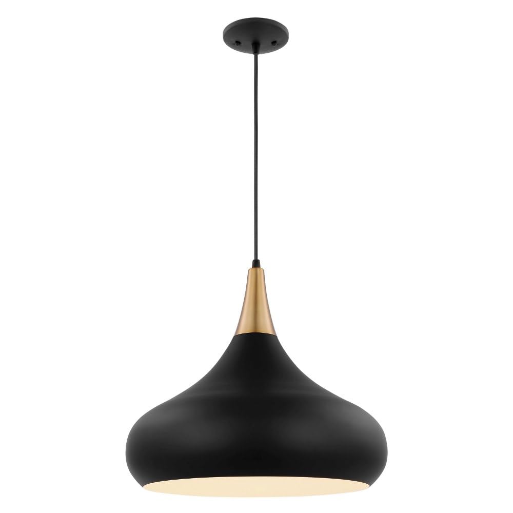 Nuvo Phoenix Mid-Century Modern 1 Light Large Pendant Light Fixture - 16.13