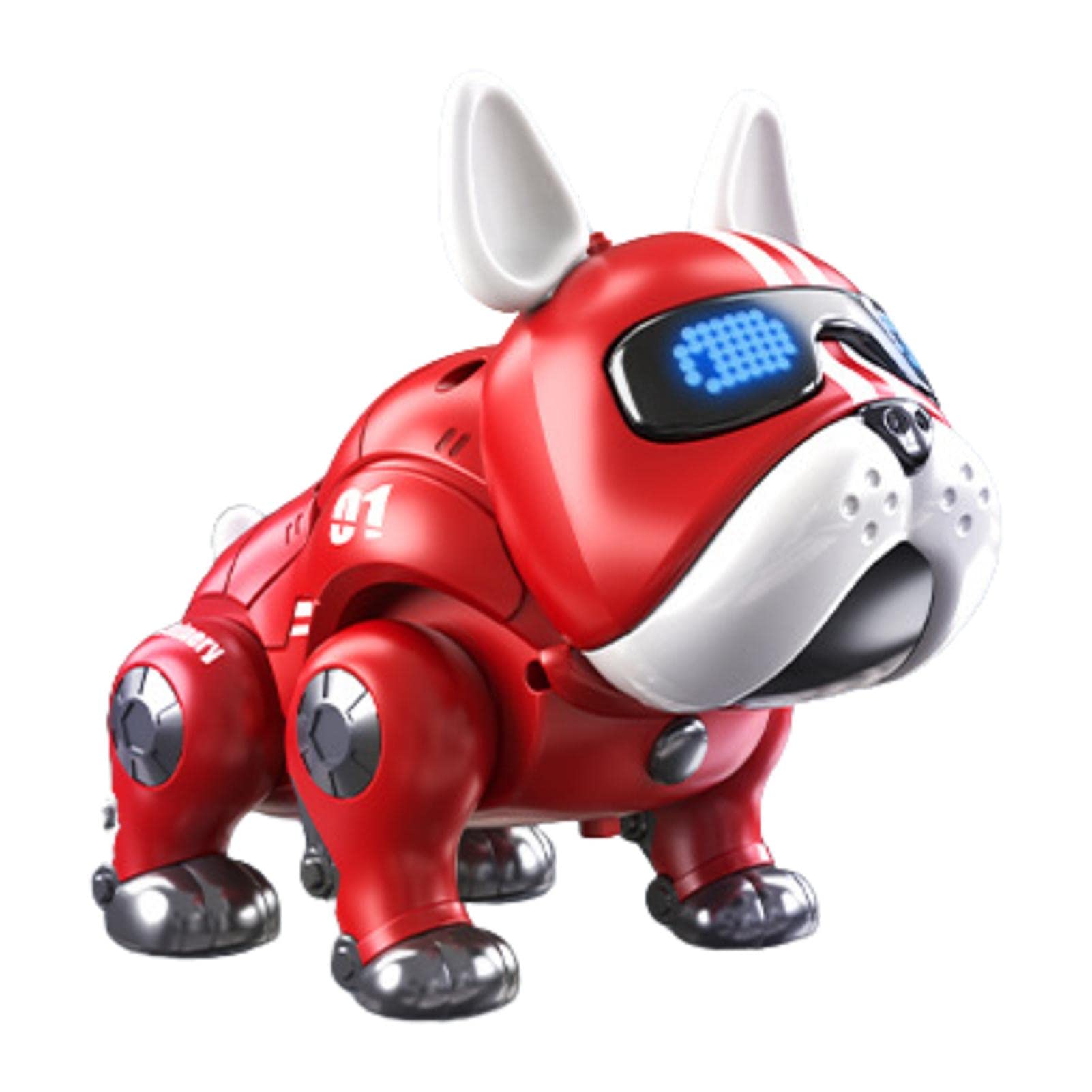 Interactive Electronic Robot Dog Toy with LED Eyes - Walking, Dancing & Talking Pet Companion for Kids & Adults | Battery Operated Smart Toy for Playtime, Training & Gifts | Perfect for Birthday Parties, Family Fun & Stress Relief