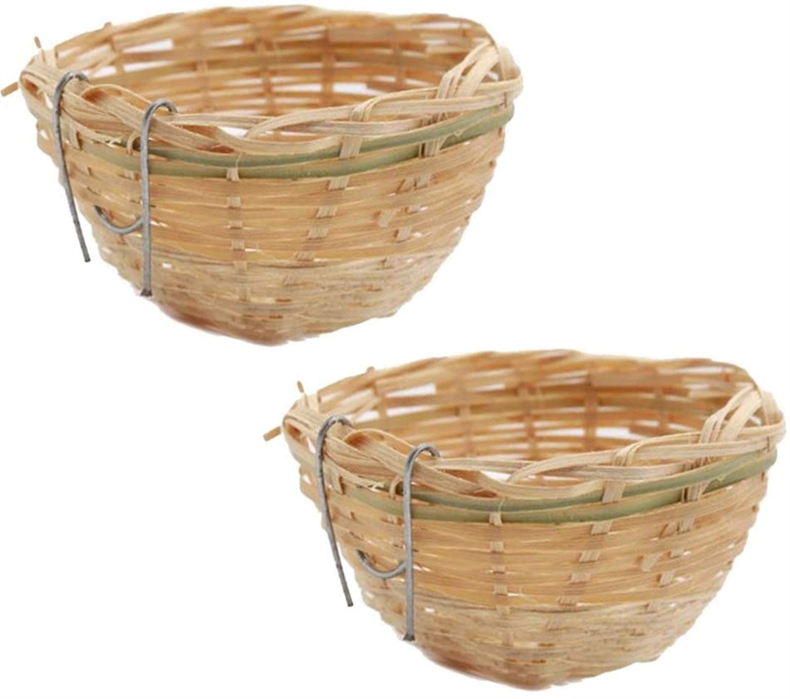 FLYAND 10 Pack Natural Pigeon Nesting Bowls for Breeding & Incubation - Durable Poultry Nesting Bowls for Pigeons, Doves, Bunnies & Birds - Perfect for Backyard Coops, Aviaries & Pet Bird Houses