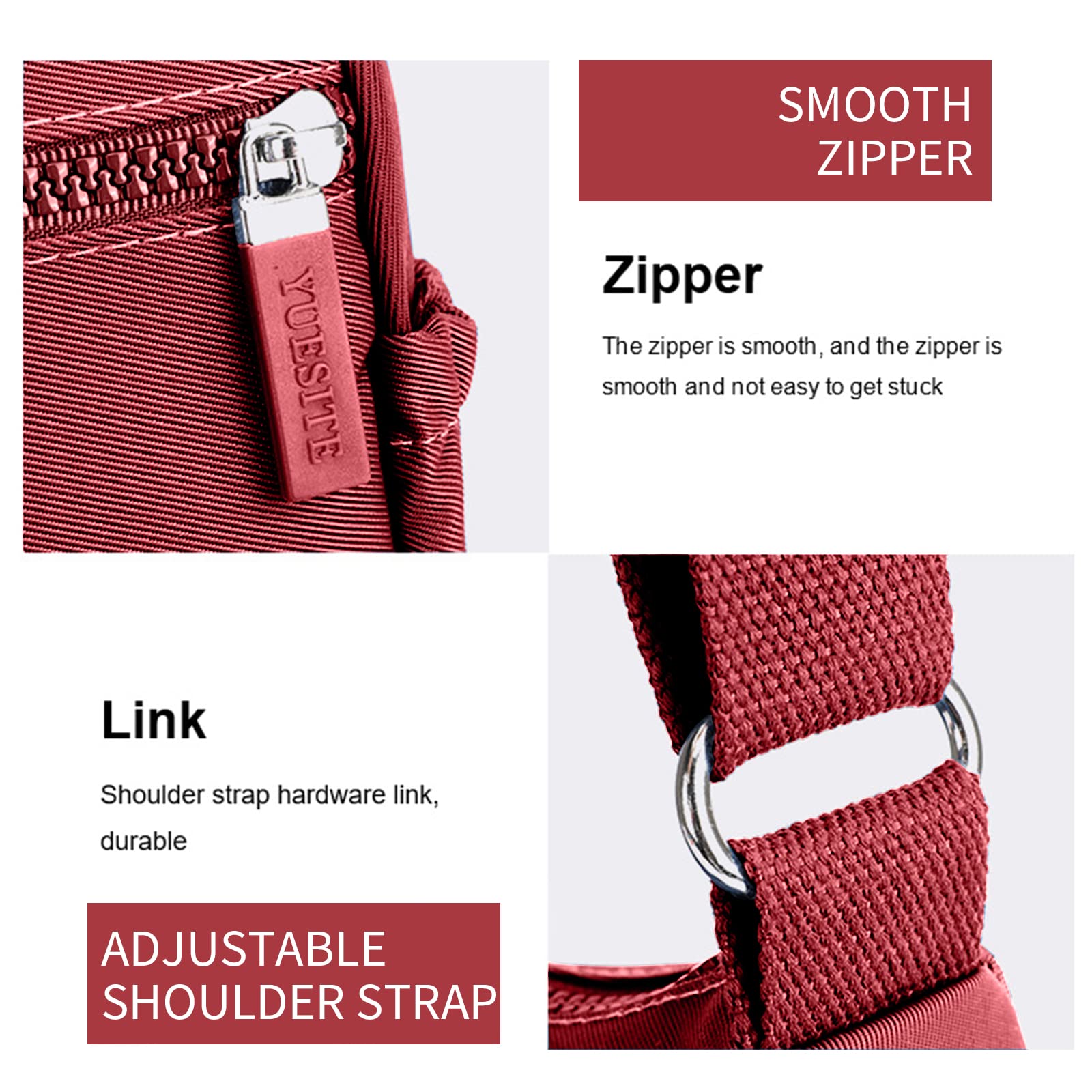 XUDREZ Women's Crossbody Bag with Multi-Pockets - Perfect for Travel & Daily Use