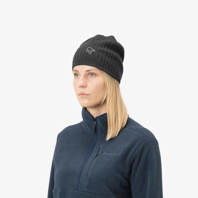 Norrona Lumberjack Beanie - Warm Unisex Winter Hat for Men & Women - Perfect for Skiing, Snowboarding & Outdoor Activities