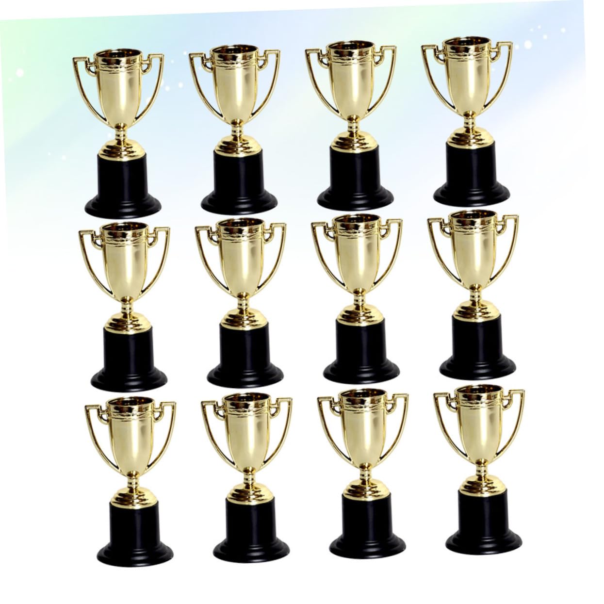 24 Pcs Mini Golden Toy Trophy Cups - Award Trophies for Kids Party Favors, Classroom Rewards & Sports Celebration Prizes | Perfect for Birthday Parties, School Events & Game Night