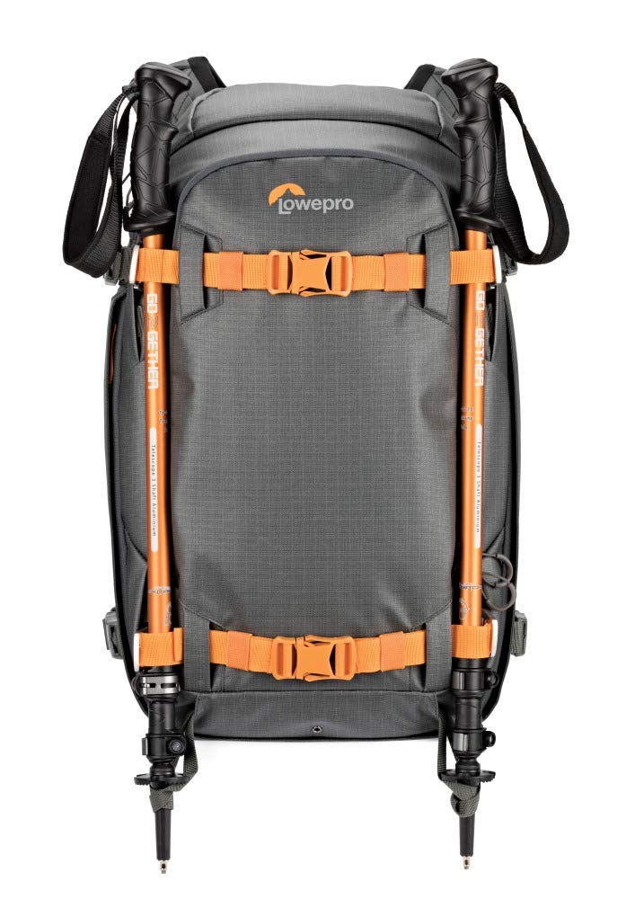 Lowepro Whistler Backpack 350 AW II - Waterproof DSLR Camera Backpack for Outdoor Photography, Hiking & Travel (Grey) - Perfect for Adventure Photographers & Nature Enthusiasts