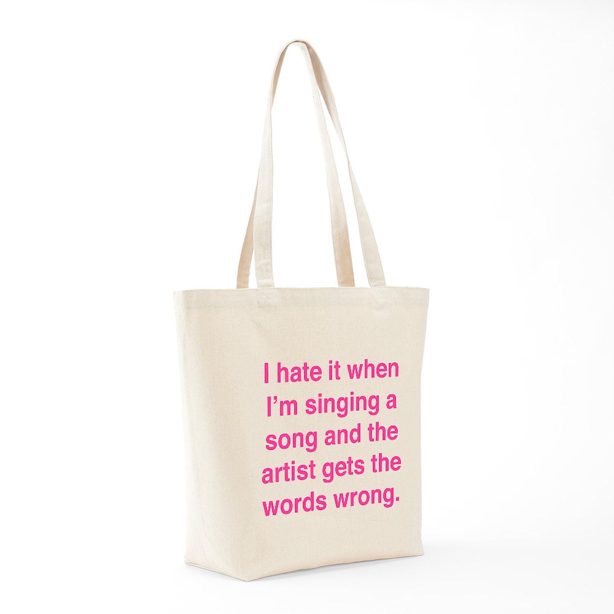 Singing A Song Tote Bag - Natural Canvas Reusable Shopping Bag for Groceries, Beach & Everyday Use | Eco-Friendly Cotton Tote by CafePress
