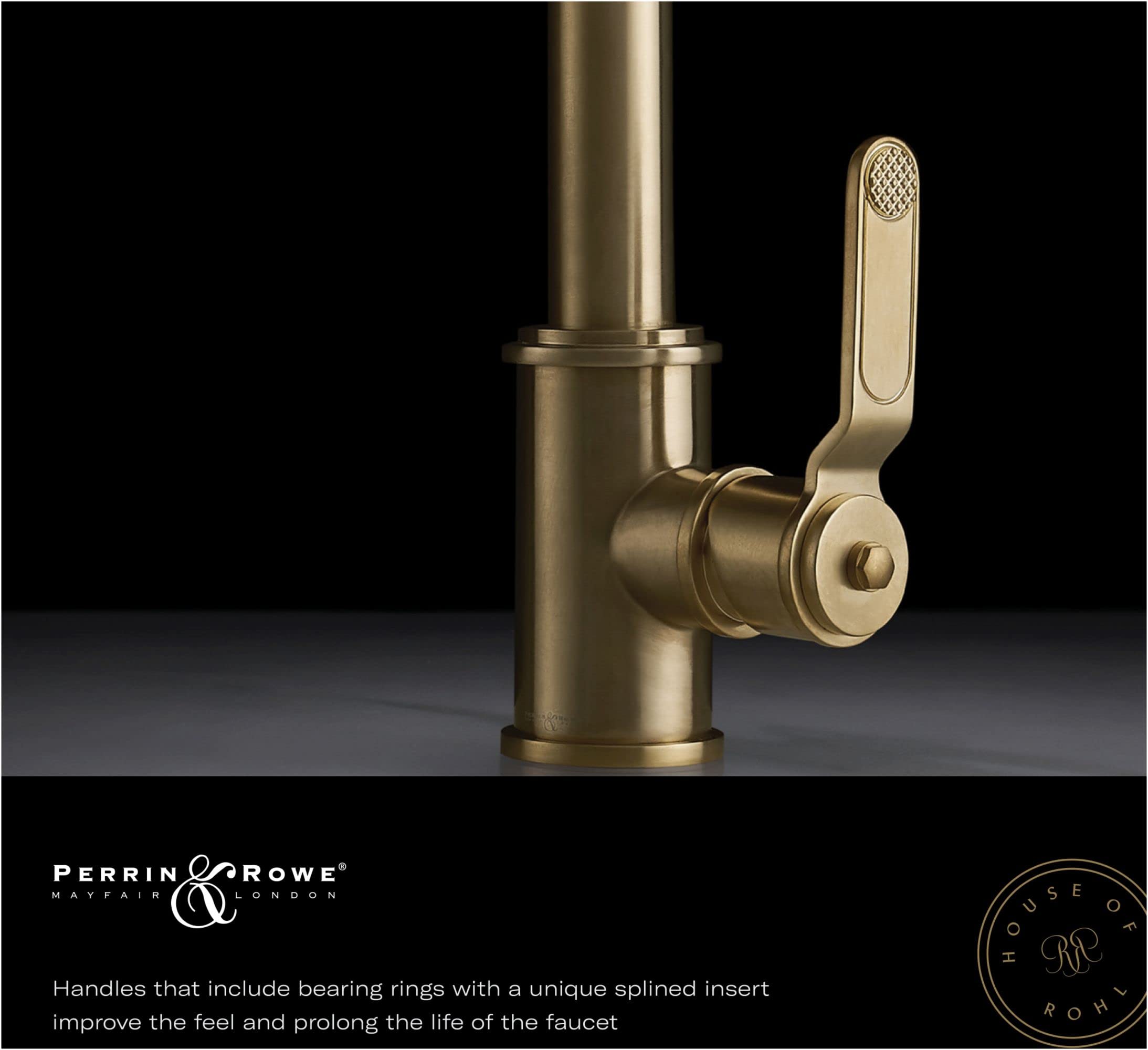 Perrin & Rowe Armstrong Filter Kitchen Faucet Kit - Polished Nickel Finish | High-Quality Water Filtration System for Modern Kitchens | Perfect for Drinking Water & Cooking Use