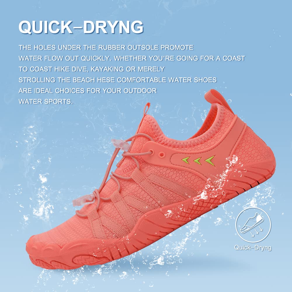 Best Water Shoes for Women & Men - Quick Dry Swim Shoes for Beach, Pool, Surf & Yoga - Barefoot Aqua Socks for Water Park, River & Outdoor Activities