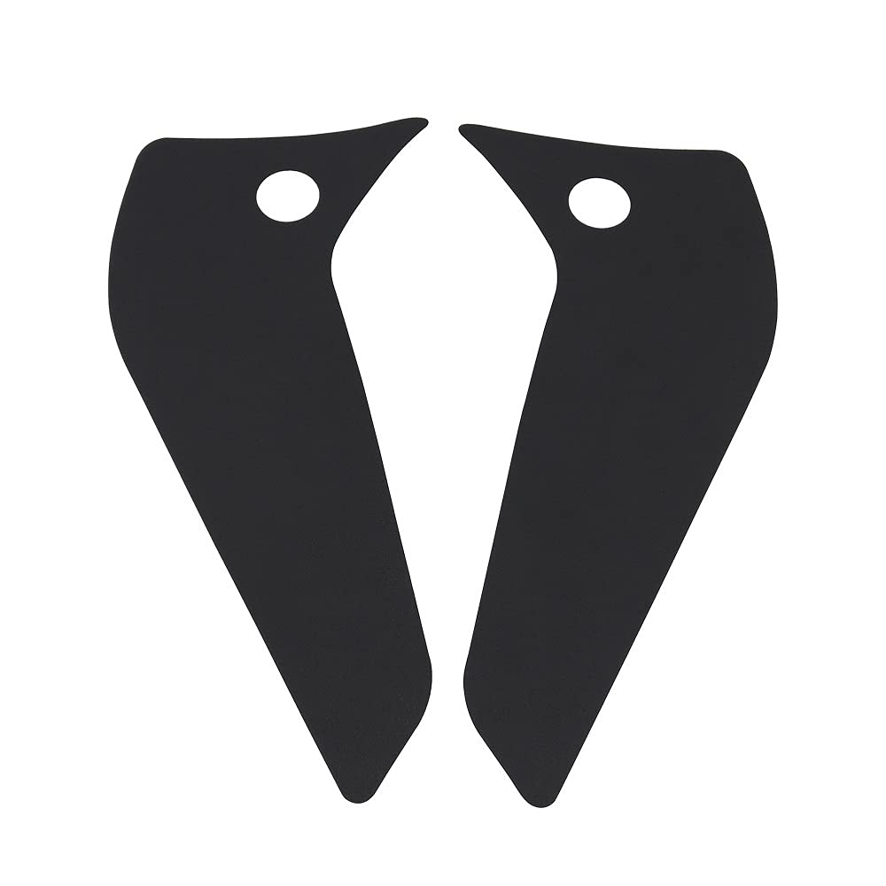 Non-Slip Motorcycle Fuel Tank Pads - Waterproof Side Tank Stickers for Honda CRF1100L Africa Twin (Black, Left & Right Set) | Enhanced Grip & Protection for Adventure Riding & Off-Road Use
