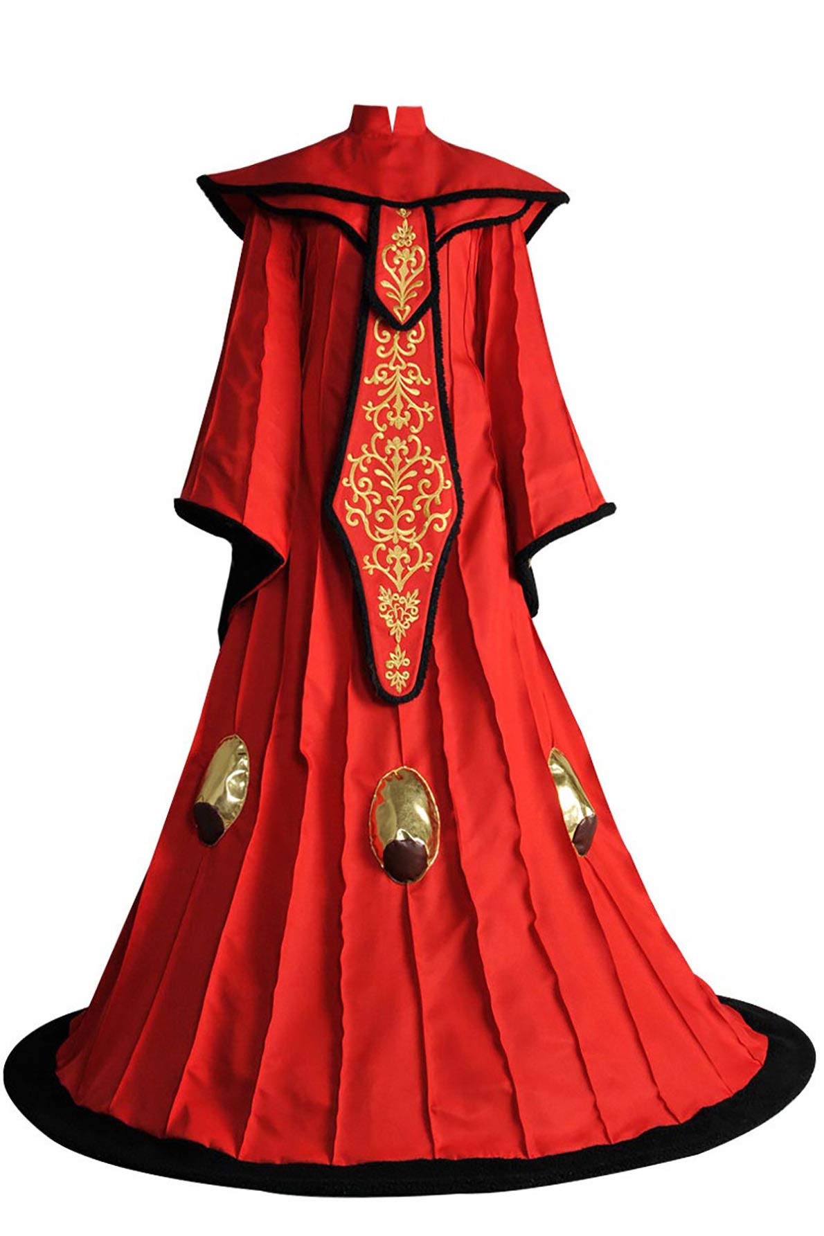 Menace Queen Padme Amidala Cosplay Costume - Star Wars Ruffled Dress for Halloween, Cosplay & Comic Con Events