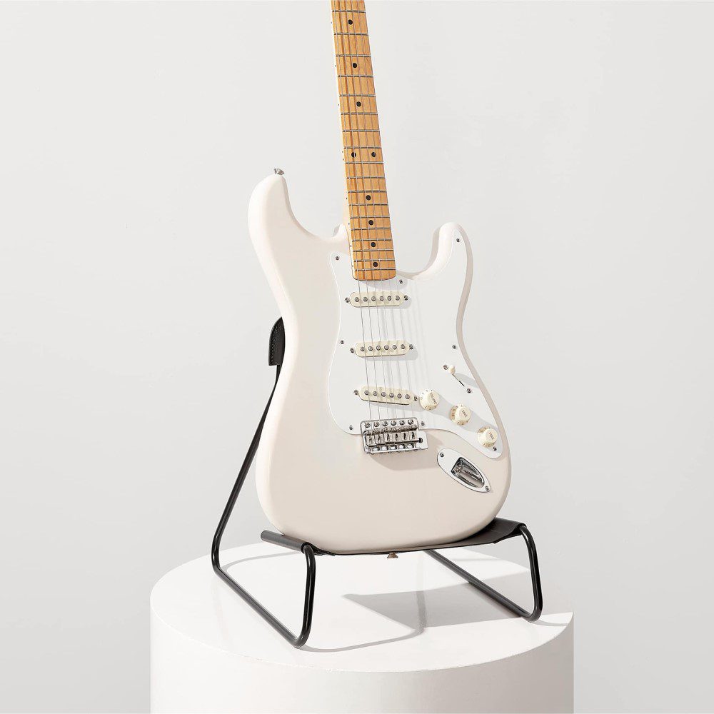 MINIM Sling Guitar Stand - Black - Portable & Adjustable Guitar Holder for Acoustic & Electric Guitars - Perfect for Home, Studio & Live Performances