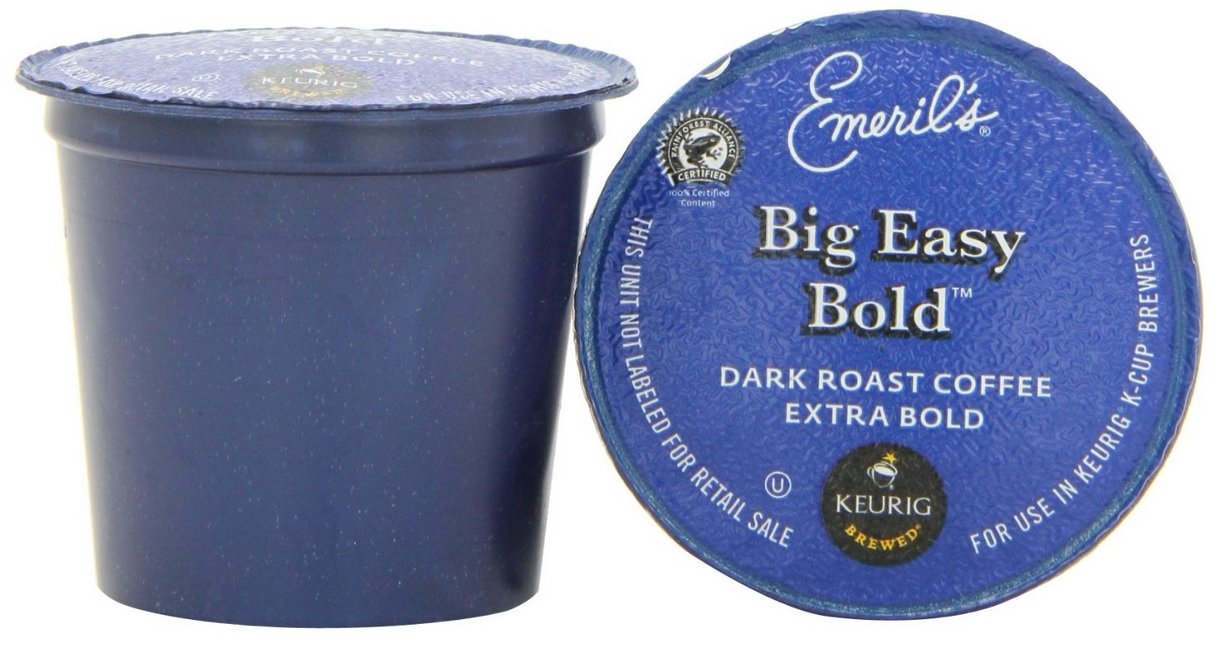 Emeril's Big Easy Bold K-Cup Coffee Pods for Keurig Brewers - 100 Count | Rich & Robust Flavor | Perfect for Home, Office & Morning Brews