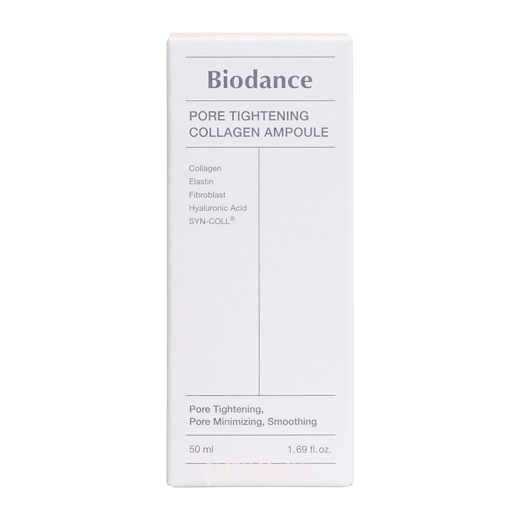 BIODANCE Pore Tightening Collagen Ampoule 50ml - Korean Skincare for Wrinkles & Fine Lines - Perfect for Night Routine & Anti-Aging Treatment