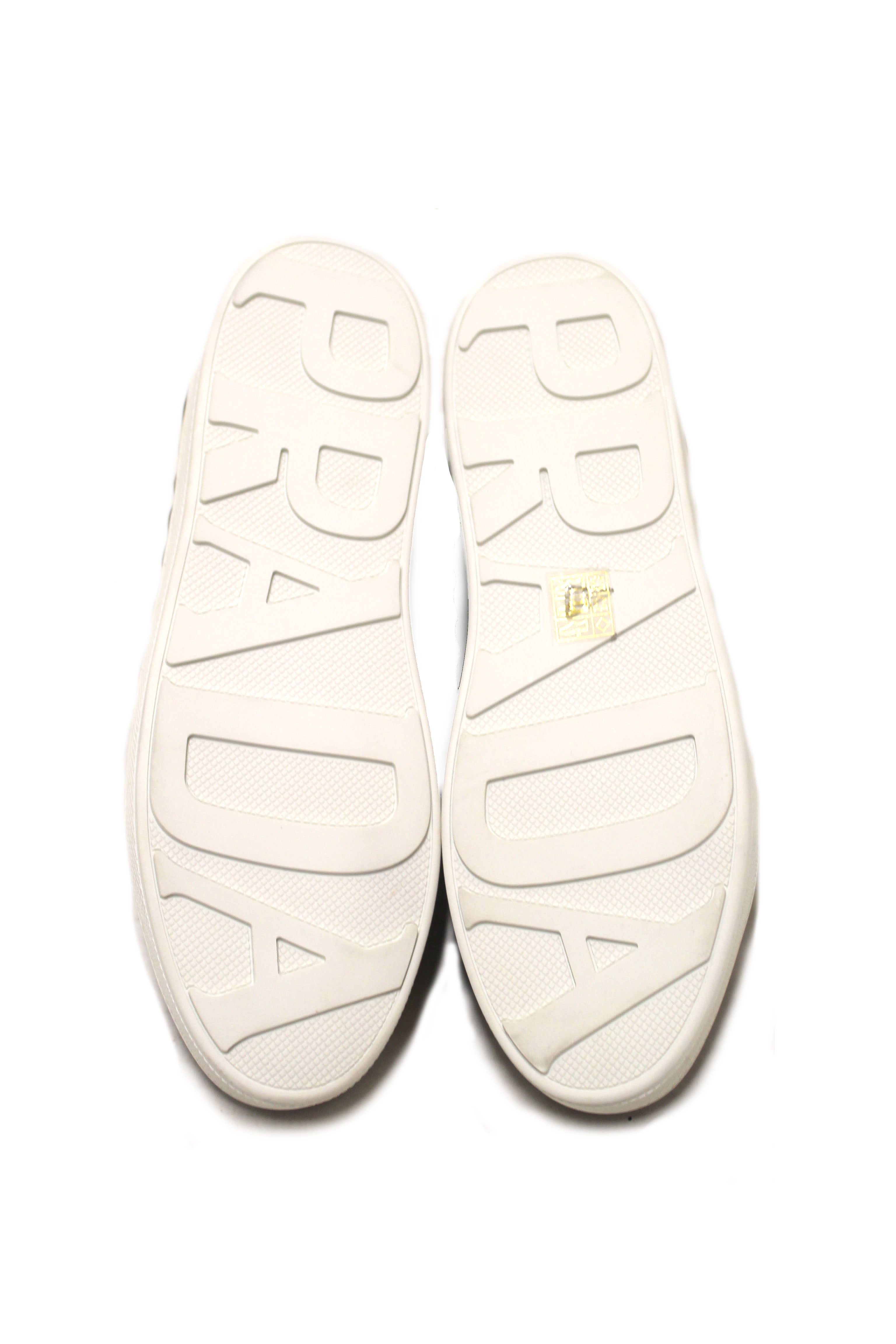 Authentic Prada Black Quilted Low Top Sneakers for Women - Size 40.5 (US 9.5) | Luxury Casual Shoes for Everyday Wear & Fashion Outfits