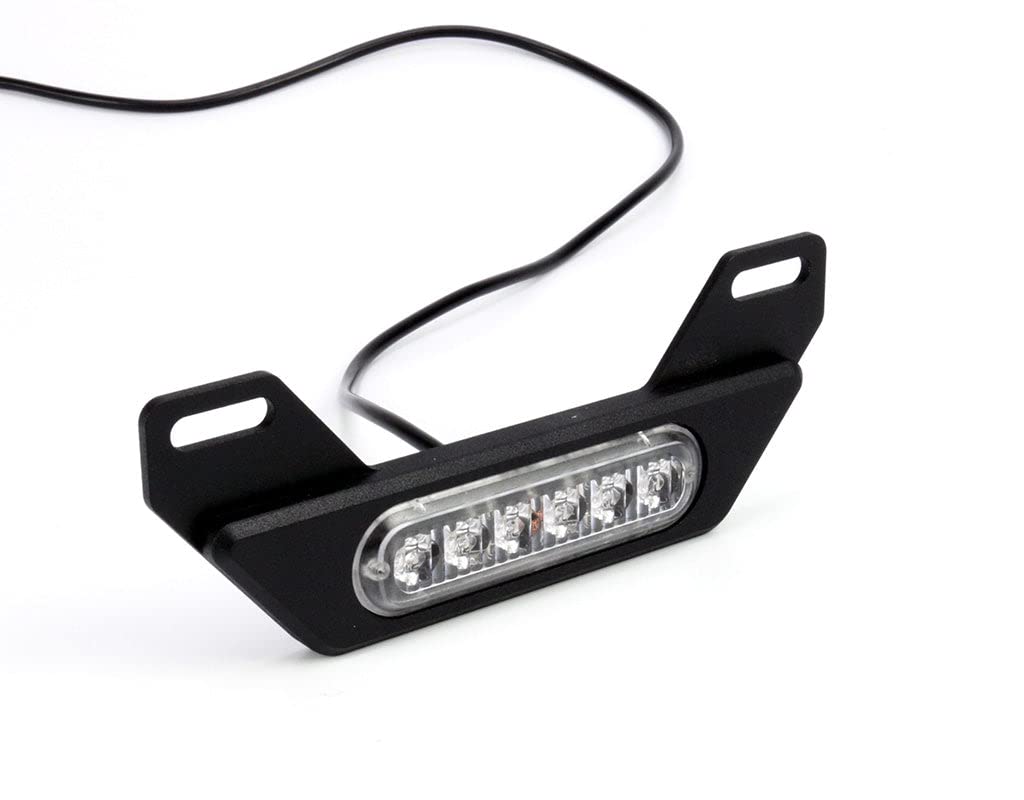 B6 LED Brake Light Kit with License Plate Mount - Universal Waterproof Motorcycle Tail Light for Harley Honda Yamaha - Perfect for Night Riding & Safety Enhancement