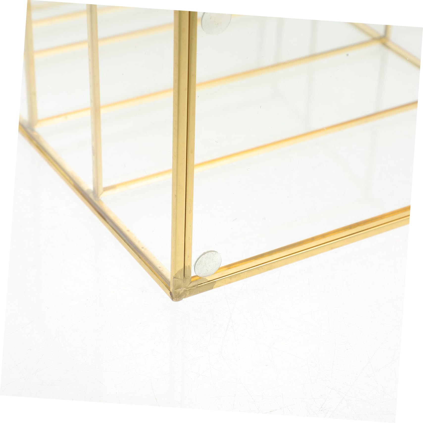 5-Tier Mirrored Makeup Organizer with Glass Shelves - Lipstick & Cosmetic Storage Box, Vanity Tower for Powder, Brushes & Beauty Products | Perfect for Bathroom Counter, Dressing Table & Bedroom Decor