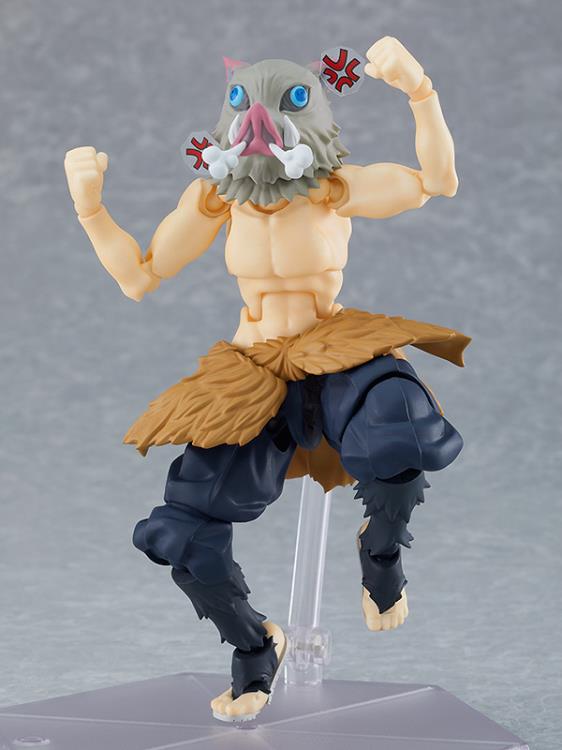 Figma #533 DX Inosuke Hashibira Action Figure - Demon Slayer: Kimetsu no Yaiba Anime Collectible for Display & Cosplay